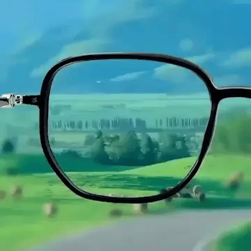Automatyczne okulary do czytania z funkcją powiększania i filtrem światła niebieskiego